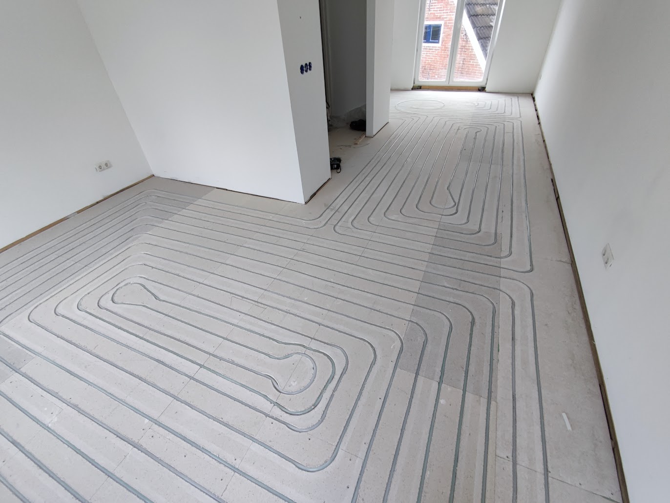 Vloerverwarming infrezen